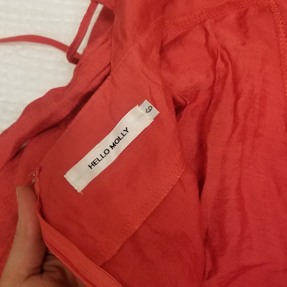 Hello Molly AU 6 RED Romper Halter Playsuit - Picture 10 of 12